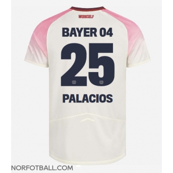 Billige Fotballdrakt Bayer Leverkusen Exequiel Palacios #25 Replika Bortedrakt 2025-26 Kortermet